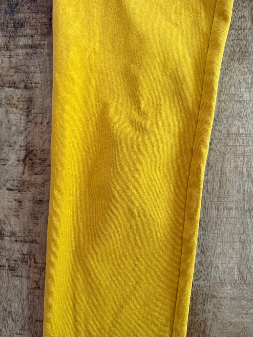 Game Day Gold Mustard Yellow Ankle Pants Size 2 Steelers Packers Tailgate Style - Picture 6 of 12